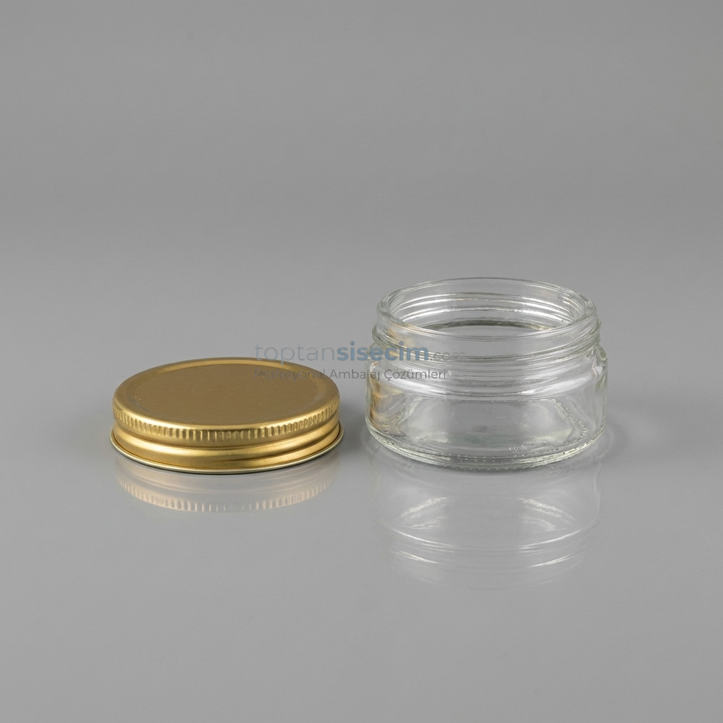 50 CC GOLD KAPAK KREM KAVANOZU