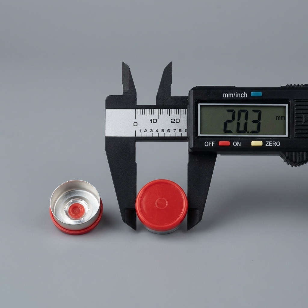 20 MM PARLAK KIRMIZI FLIP OFF KAPAK