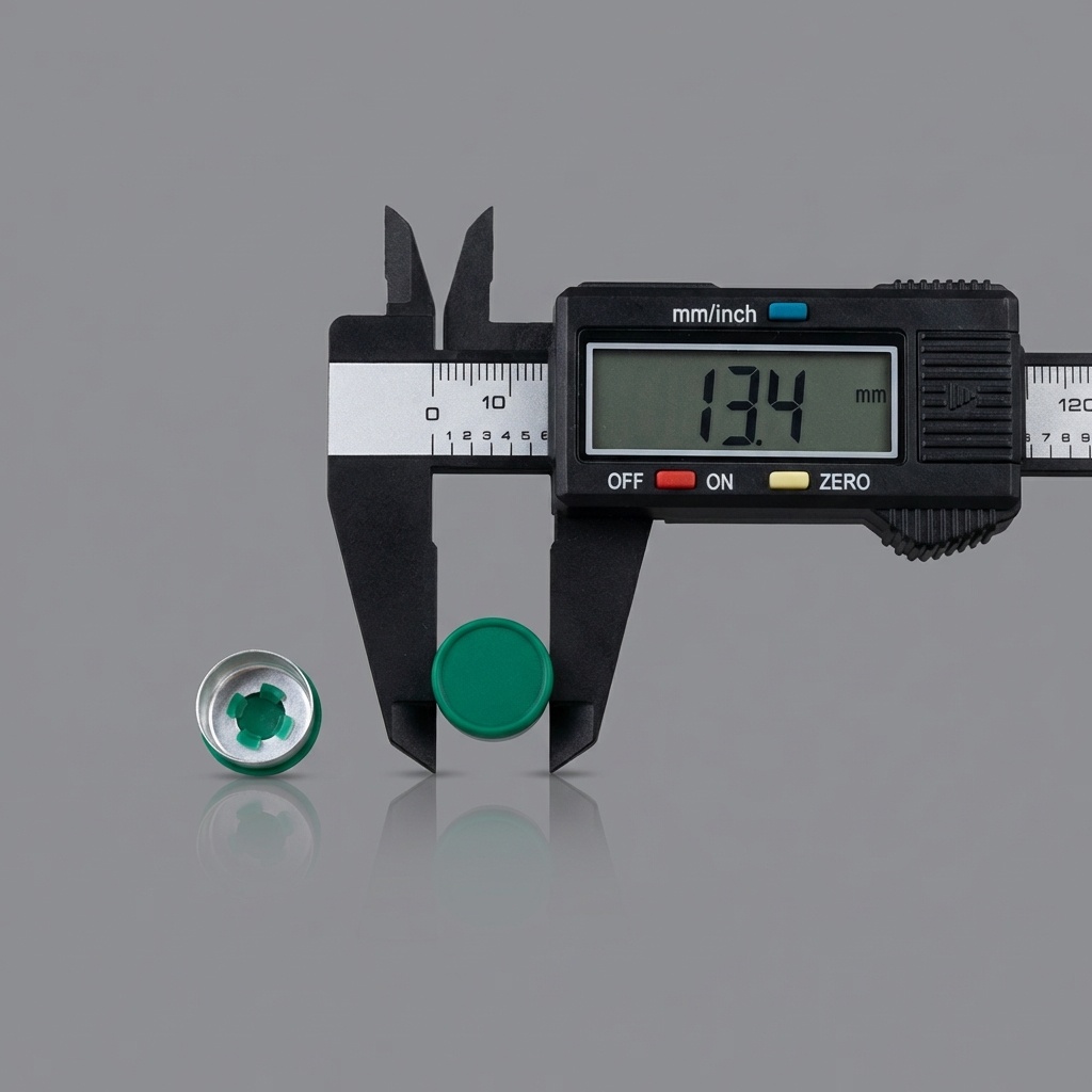 13 MM YEŞİL İTHAL FLIP OFF KAPAK