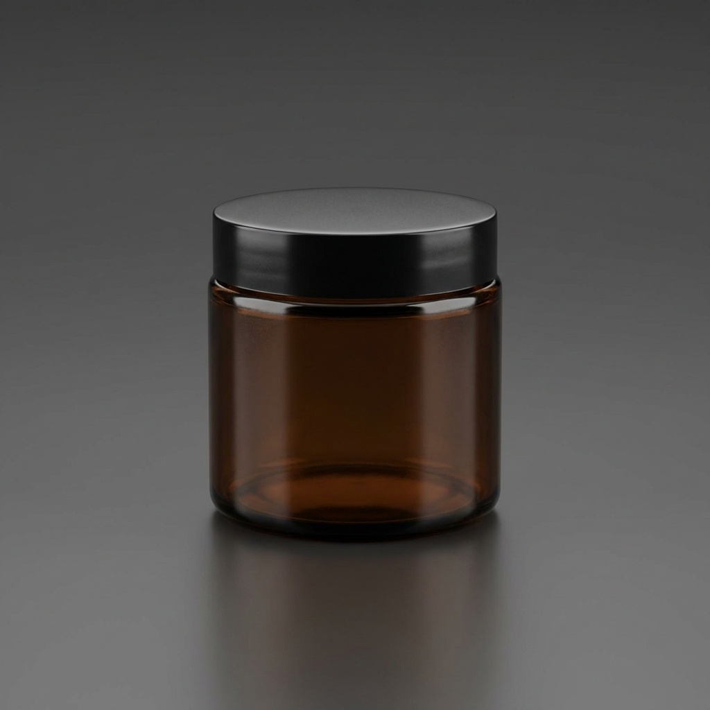 100 CC AMBER CAM KREM KAVANOZU