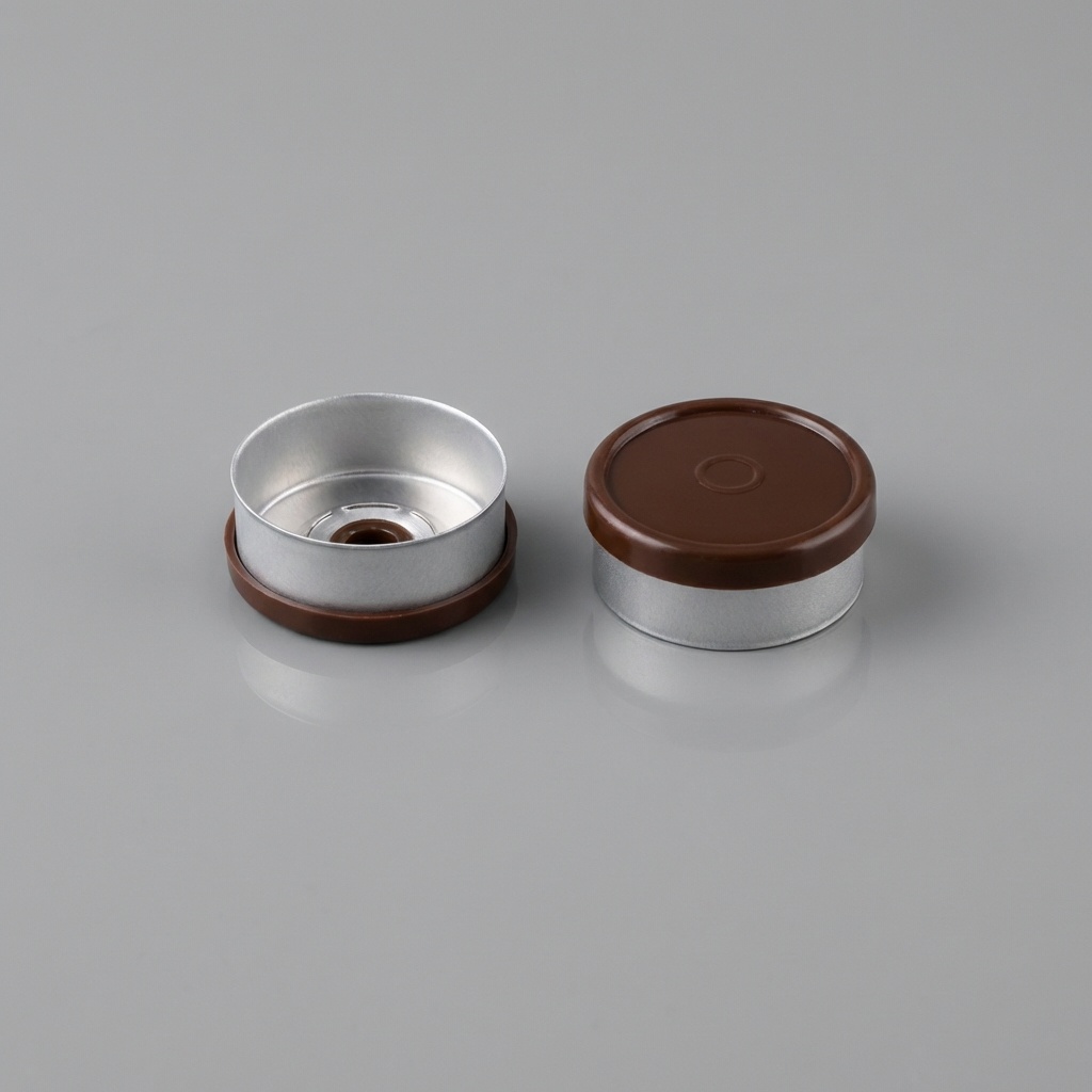 20 MM KAHVERENGİ PARLAK FLIP OFF KAPAK