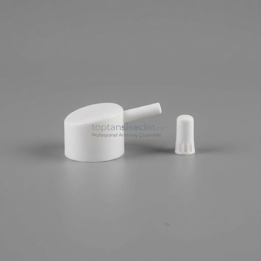 20 AĞIZ PLASTİK BEYAZ PENİSİLİN KAPAĞI