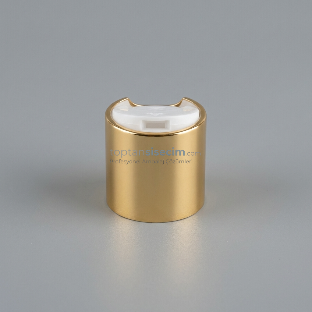 24 AĞIZ METALİZE GOLD-BEYAZ DISCTOP KAPAK