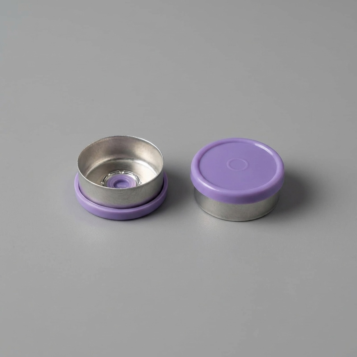20 MM PARLAK MOR FLIP OFF KAPAK