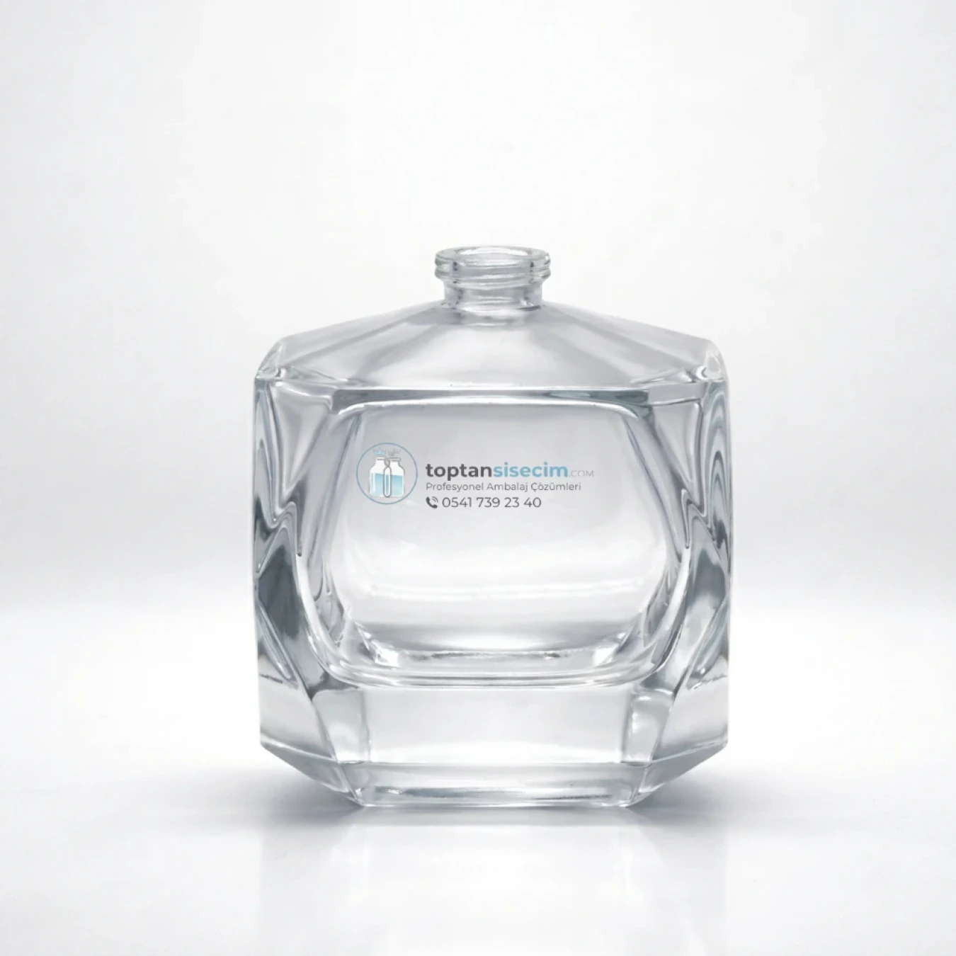 ELSP 100 ML CAM PARFÜM ŞİŞESİ KAPAKSIZ
