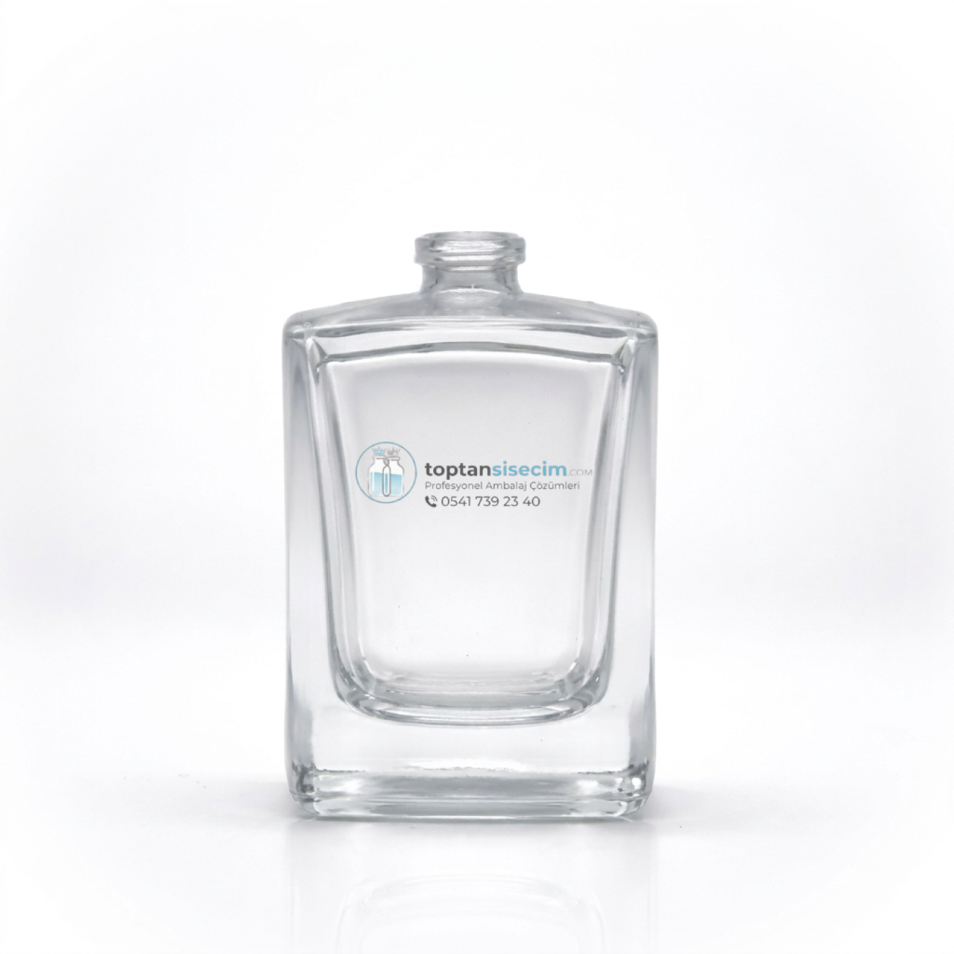 MWP 50 ML CAM PARFÜM ŞİŞESİ KAPAKSIZ