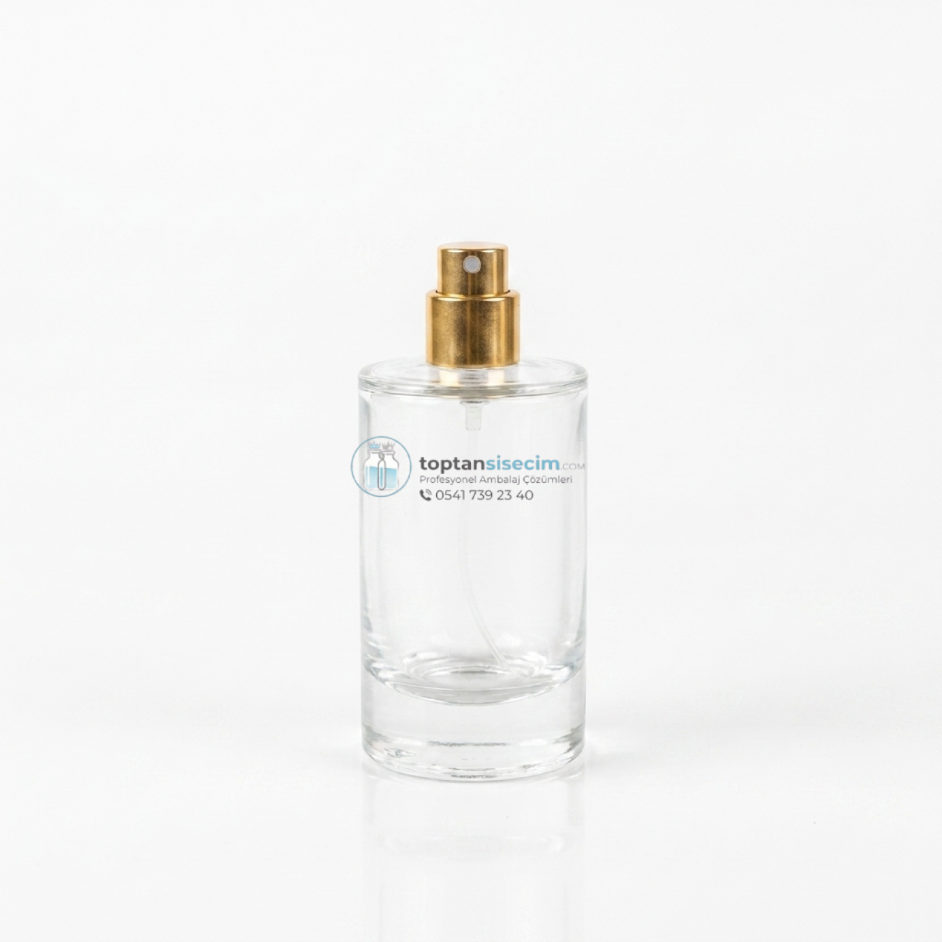 SLD 50 ML CAM PARFÜM ŞİŞESİ KAPAKSIZ