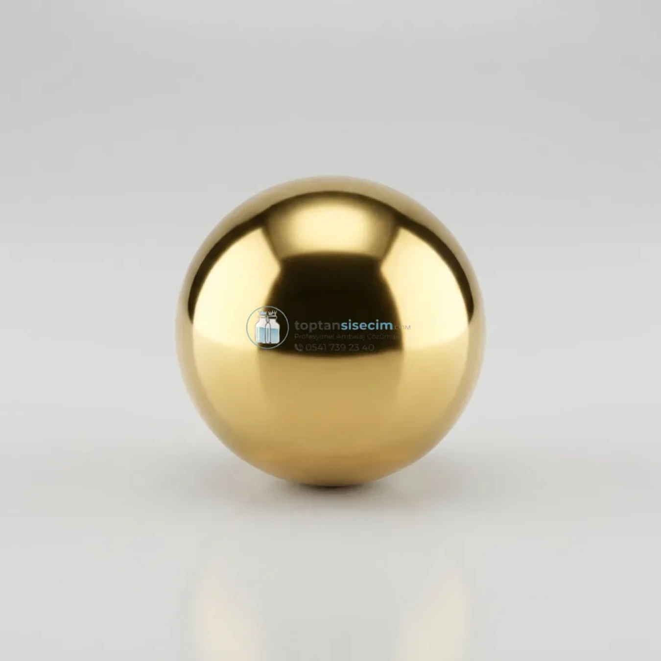 XC0102 GOLD PARLAK KÜRE PARFÜM ŞİŞESİ KAPAĞI
